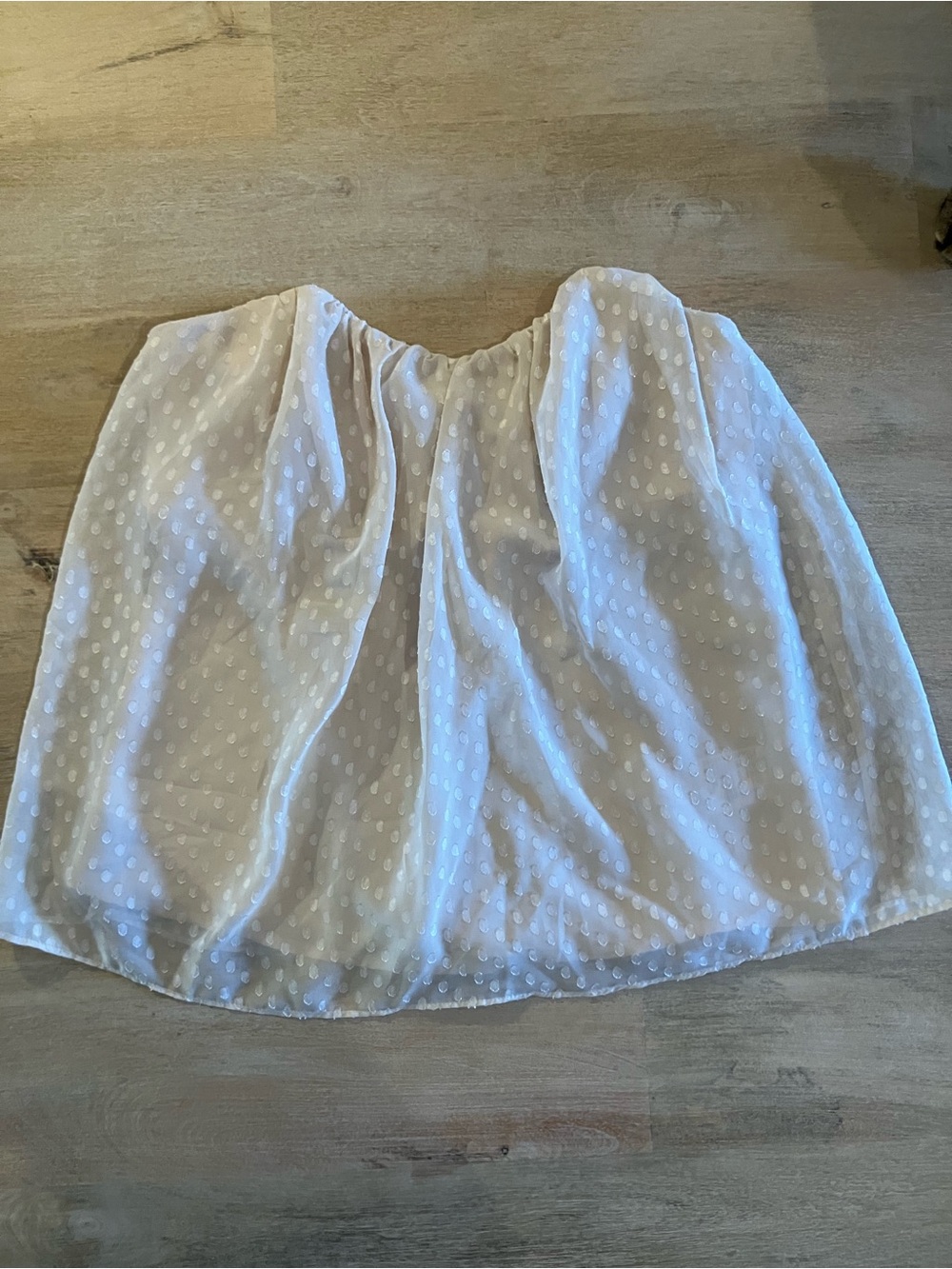 Kimchi Blue Strapless Polka Dot Top